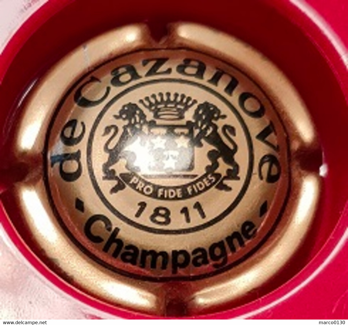 CAPSULE DE CHAMPAGNE DE CAZANOVE N° 4 - De Cazanove