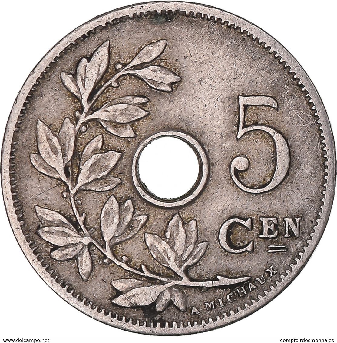 Monnaie, Belgique, 5 Centimes, 1907 - 5 Centimes