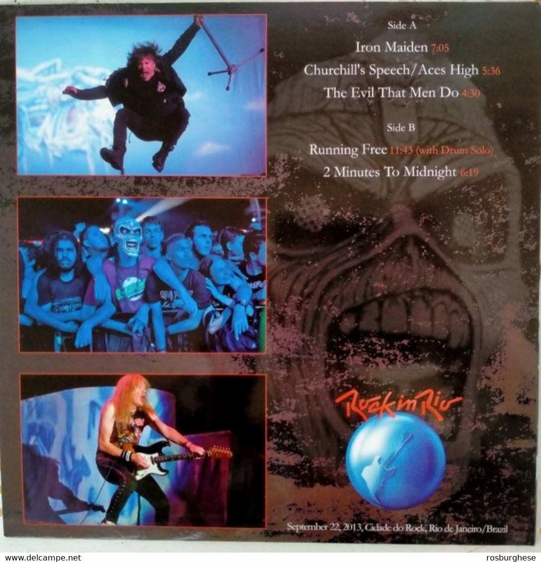 Iron Maiden Air Raid Siren VINILE LP Trasparente 150 Copie - Limitierte Auflagen