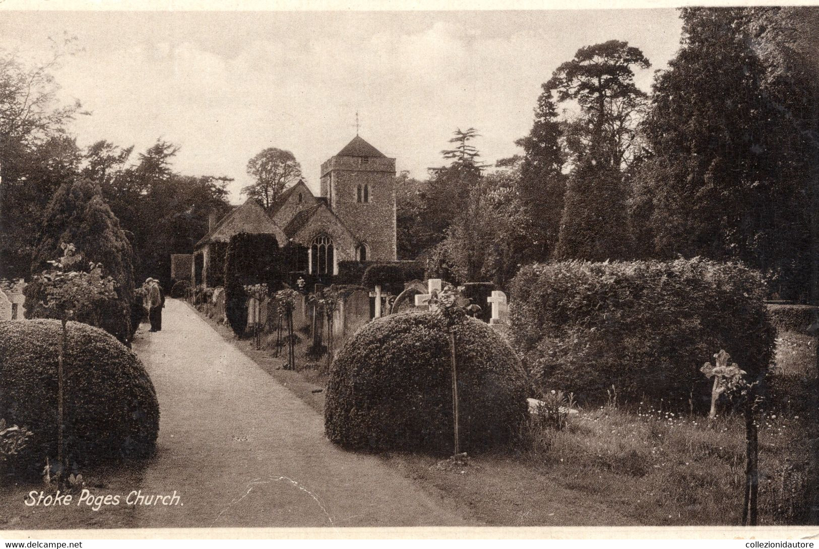 BUCKS - STOKE POGES CHURCH - CARTOLINA FP NUOVA - Buckinghamshire