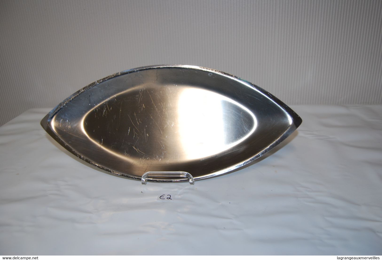 E2 Ancien Plat En Inox - Guy Degrenne - Made In France - Hedendaagse Kunst