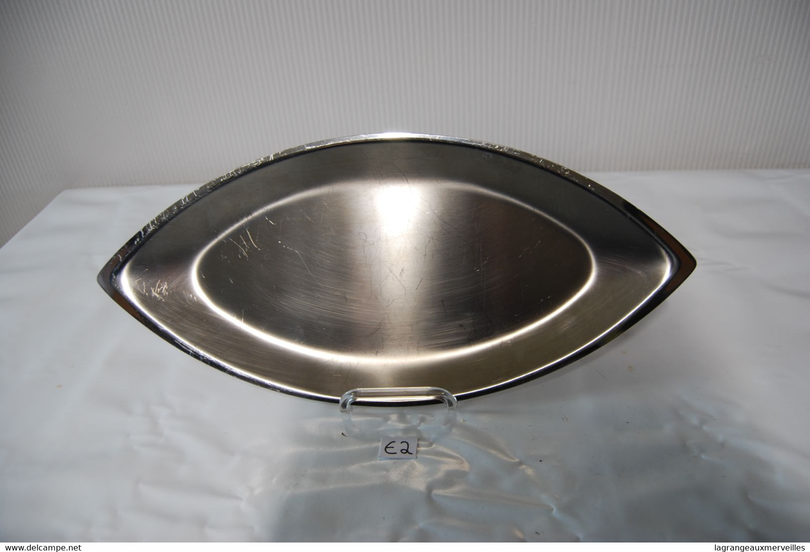 E2 Ancien Plat En Inox - Guy Degrenne - Made In France - Hedendaagse Kunst