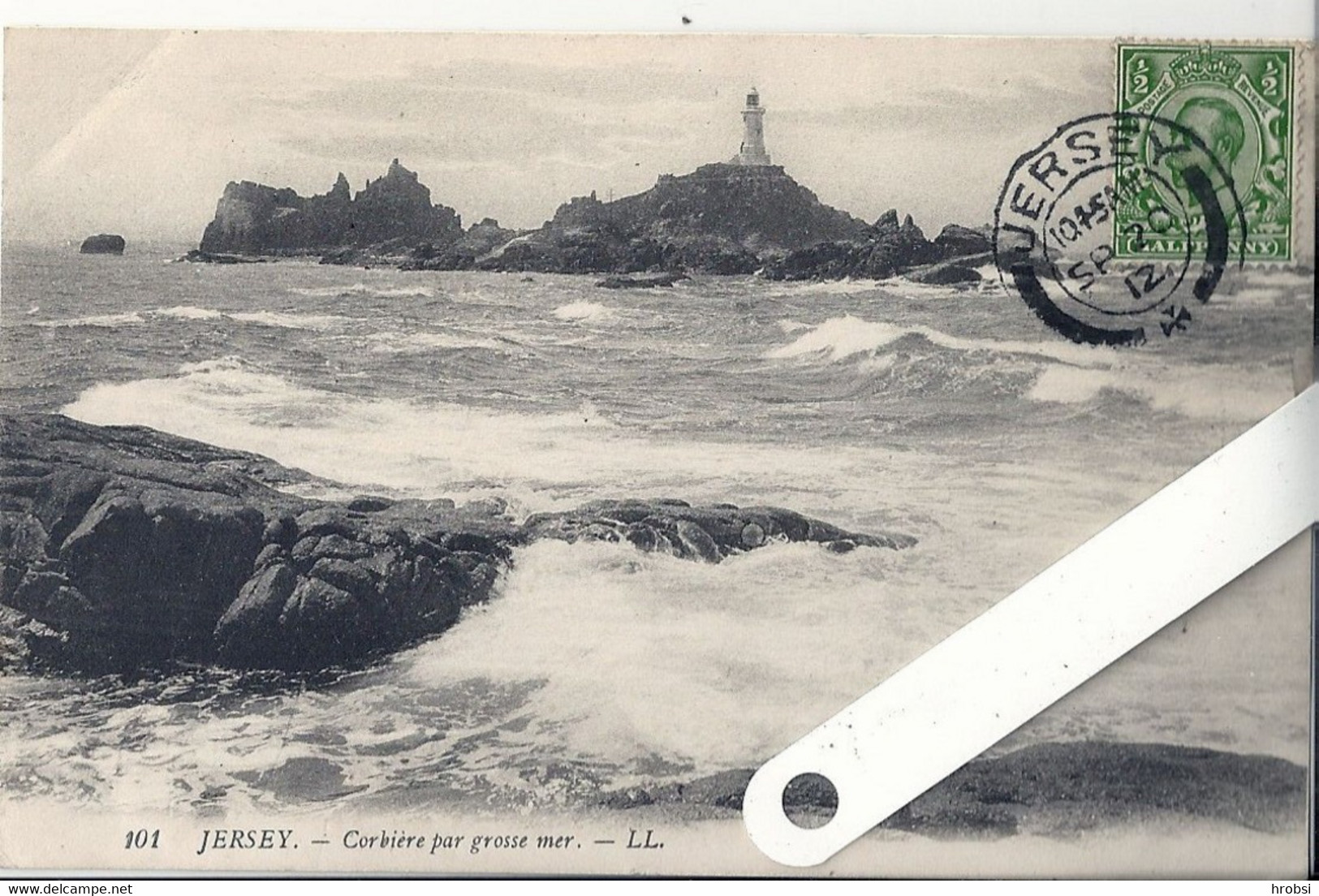 Angleterre Jersey, Corbière Par Grosse Mer - La Corbiere