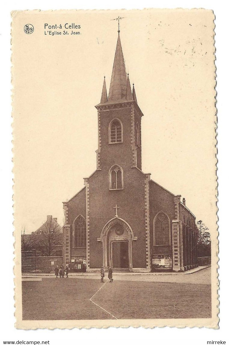 @c2@  -  PONT à CELLES  -  L'Eglise St. Jean -  Zie / Voir Scan - Pont-a-Celles