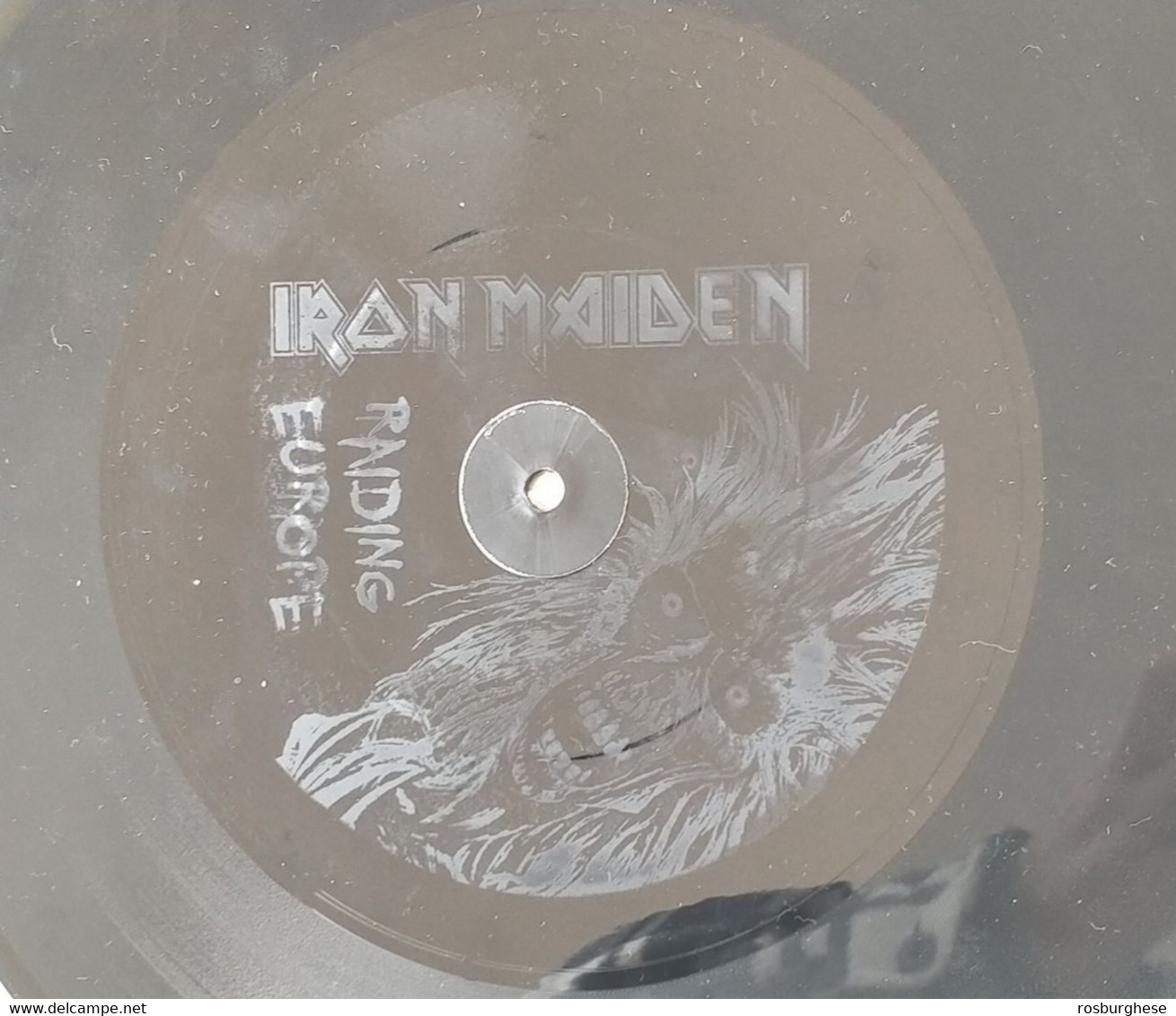 Iron Maiden Raiding Europe VINILE LP Etched 300 Copie - Limitierte Auflagen