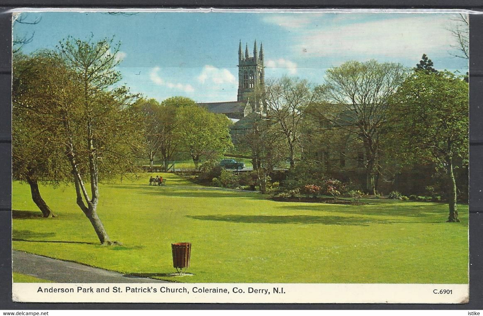 United Kingdom, Coleraine, Anderson Park And St. Patrick's Church,1973. - Londonderry