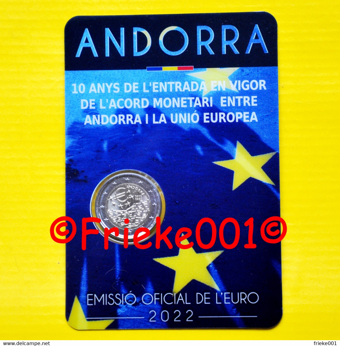 Andorra - 2 Euro 2022 Comm In Blister.(Europese Unie) - Andorra