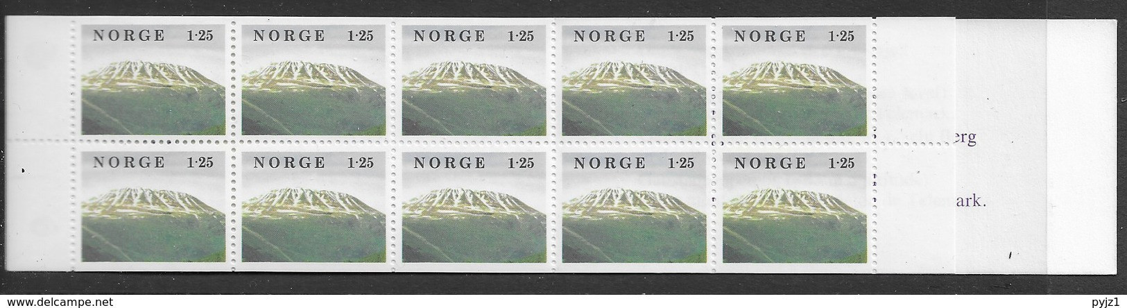 1978 MNH Norway, Booklet, Mi 772 - Booklets