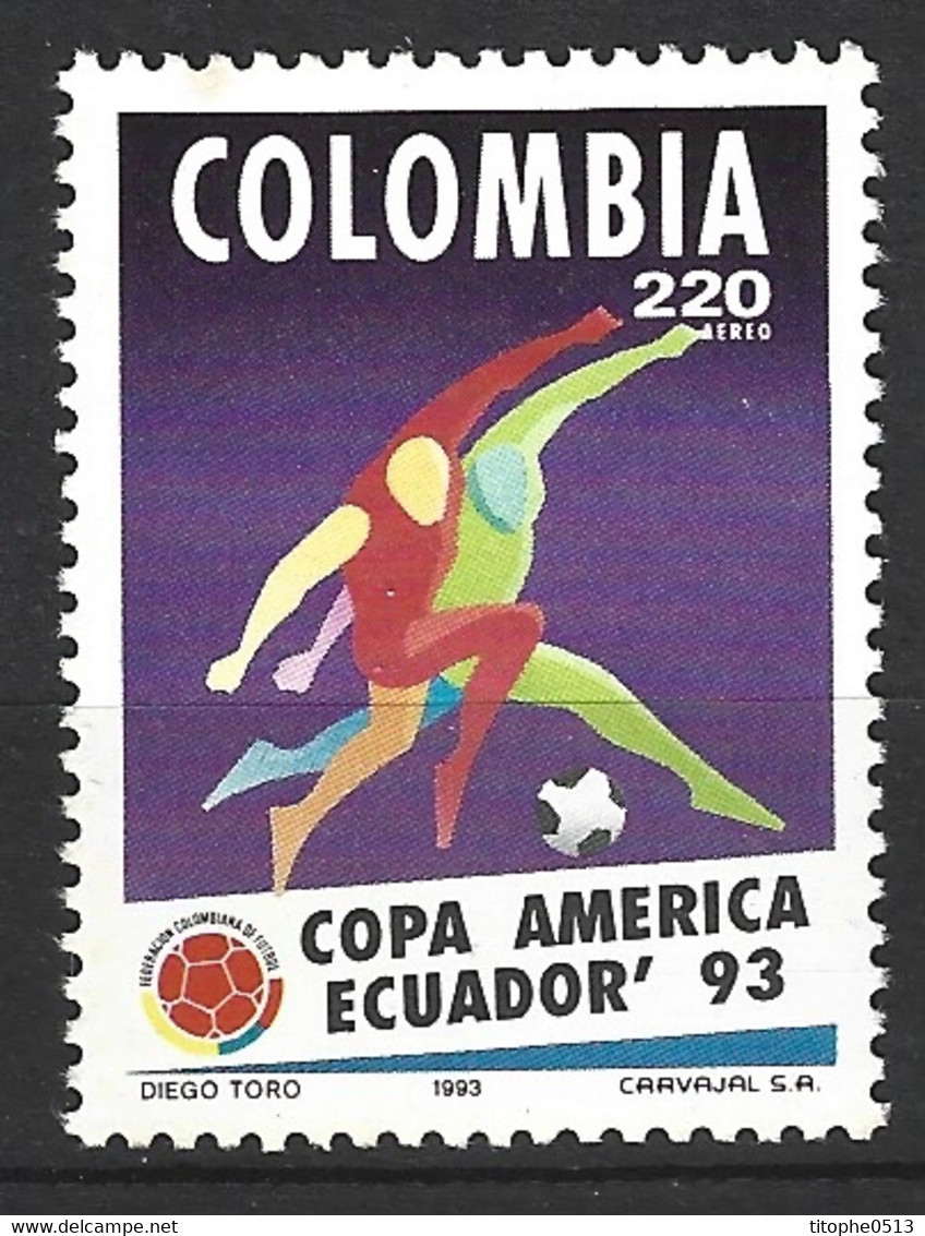 COLOMBIE. PA 861 De 1993. Equateur'93. - Fußball-Amerikameisterschaft