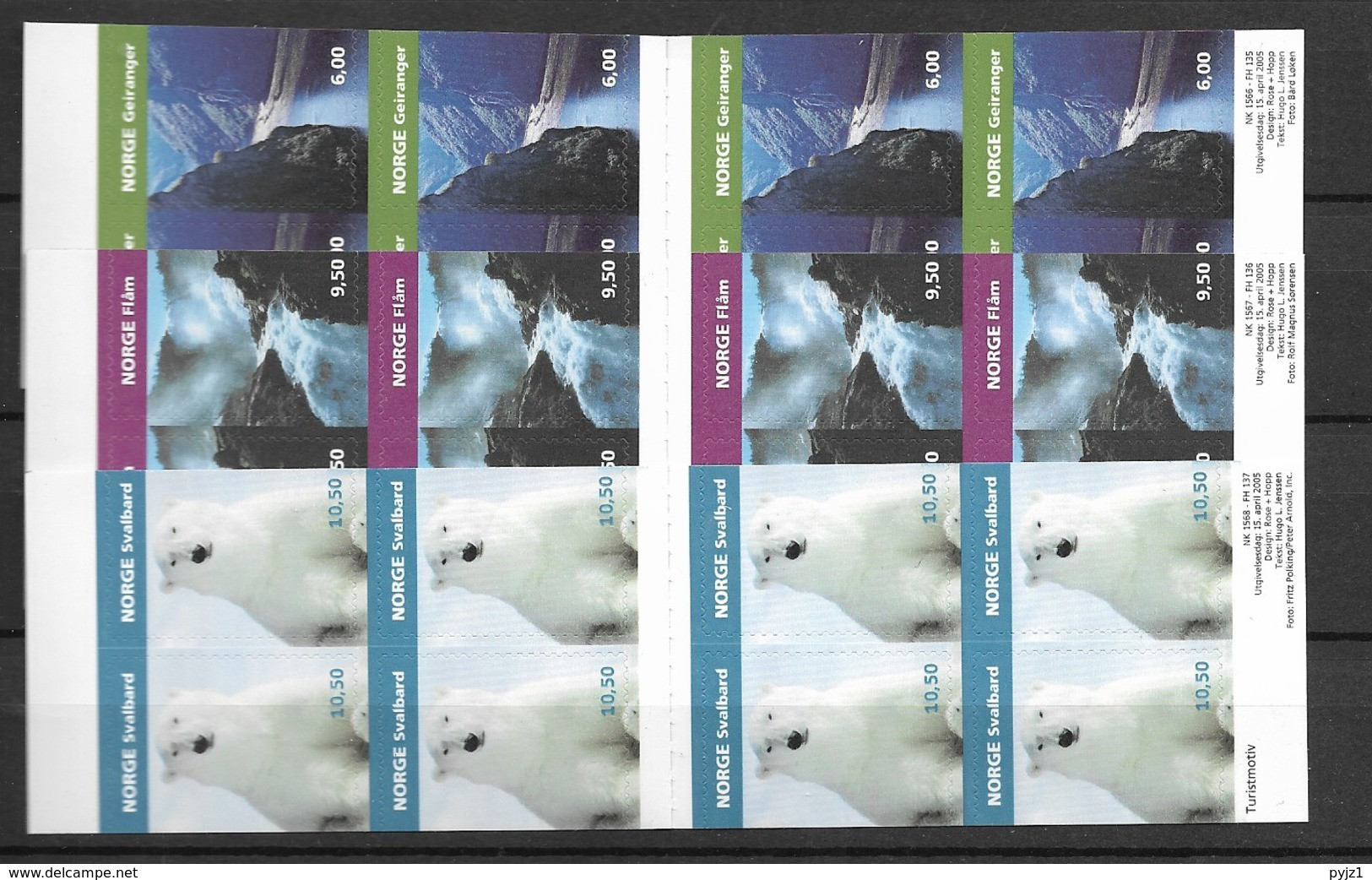 2005  MNH  Norway Booklets, Postfris** - Carnets