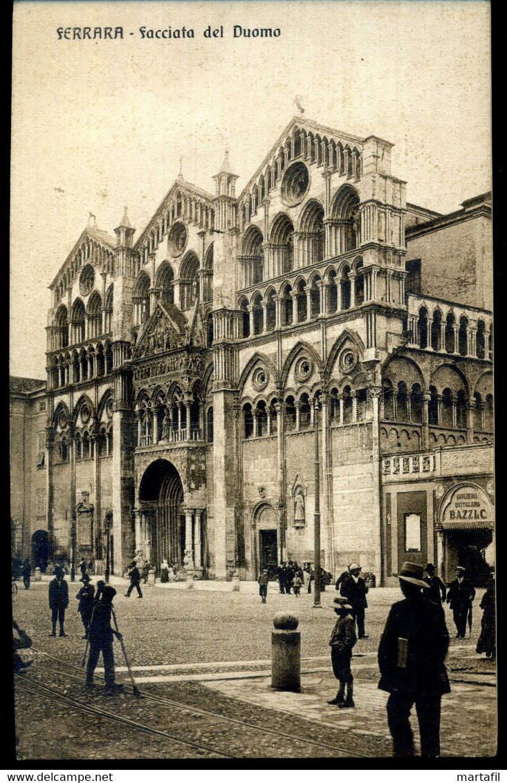 Cartolina - Ferrara, Facciata Del Duomo - Ferrara