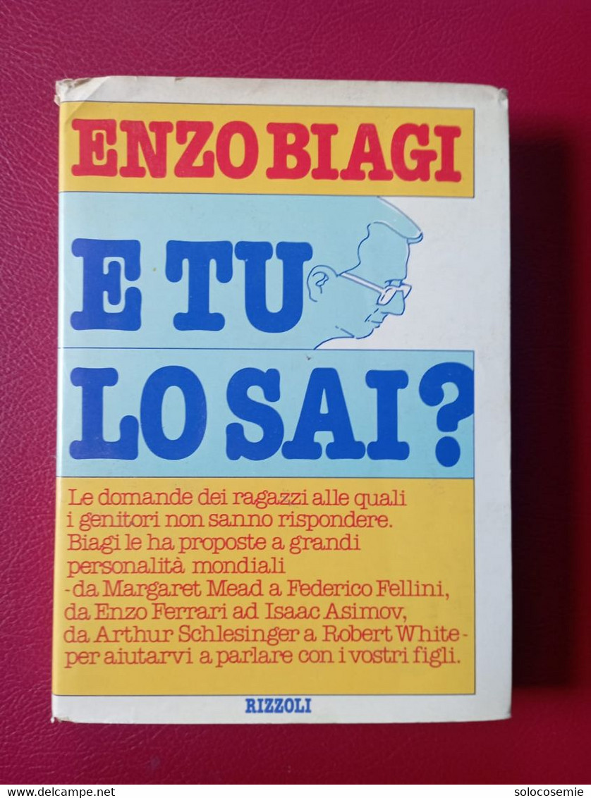 E TU LO SAI ?  - Enzo Biagi - Rizzoli 1978 - Pag. 250 - Autres & Non Classés