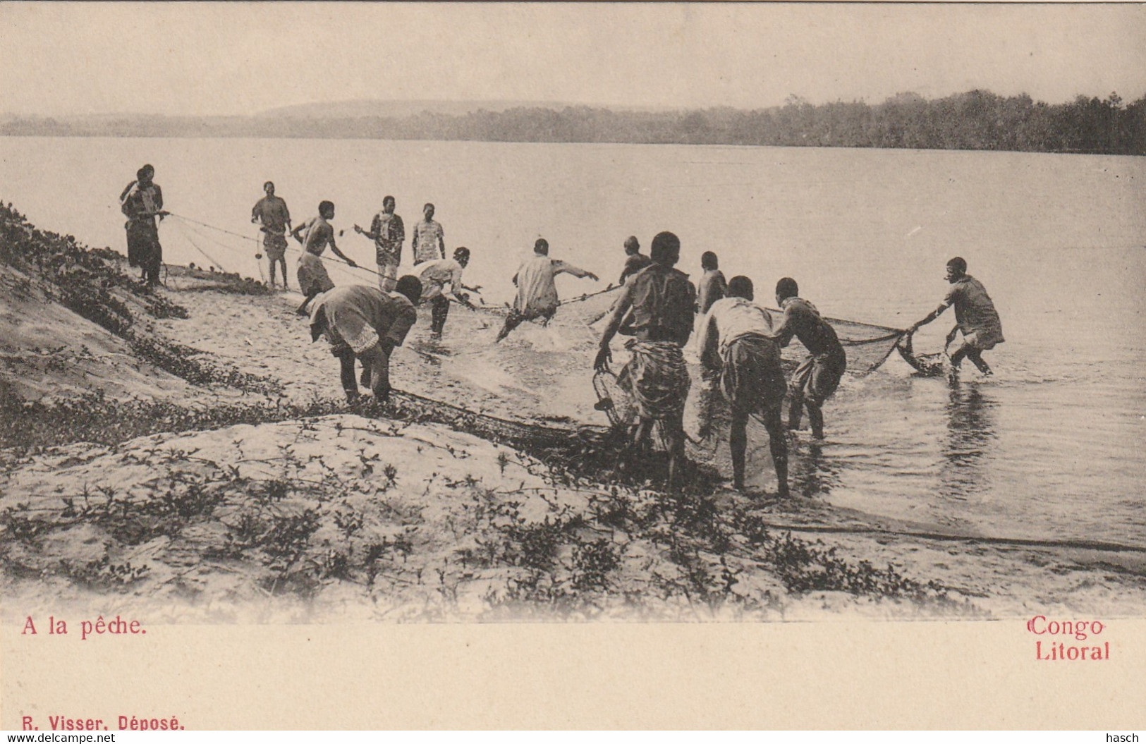 489774Congo Litoral, A La Pêche. - Belgian Congo