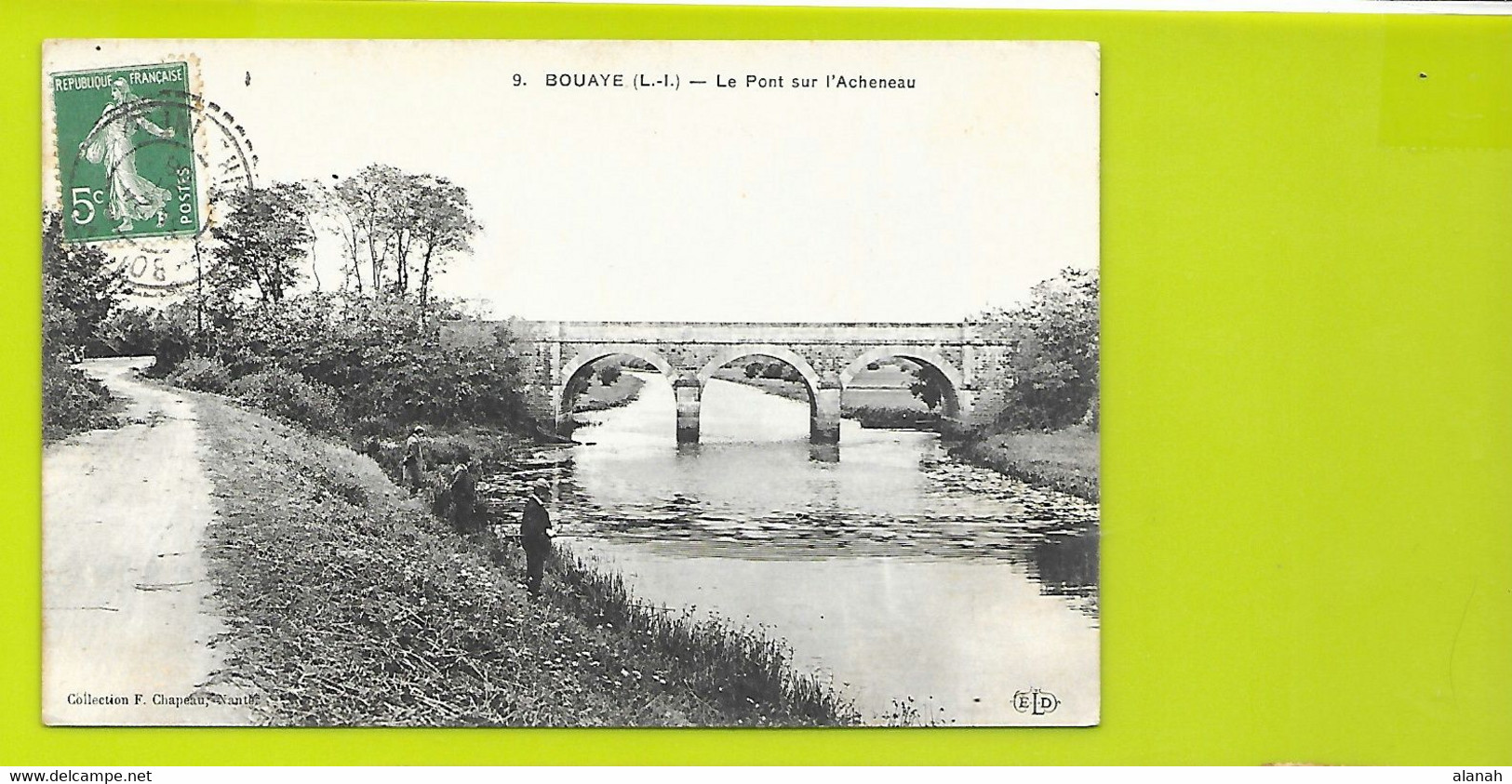 BOUAYE Le Pont Sur L'Acheneau (Chapeau) Loire Atlantique (44) - Bouaye