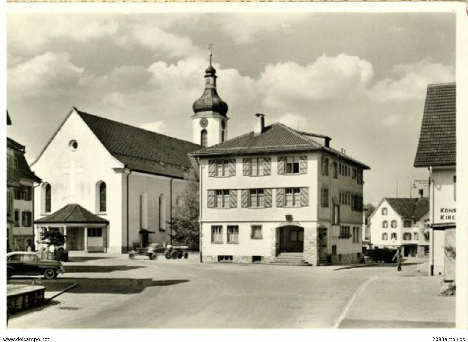 X423) DORFPARTIE IN KIRCHBERG ST GALL   SVIZZERA CARTOLINA NON VIAGGIATA - Kirchberg