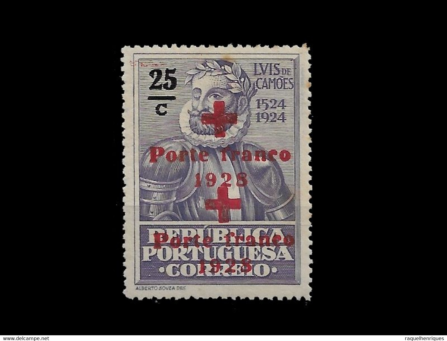 PORTUGAL PORTE FRANCO - 1928 ERROR DOUBLE SURCHARGED MNH (PLB#01-94) - Nuovi