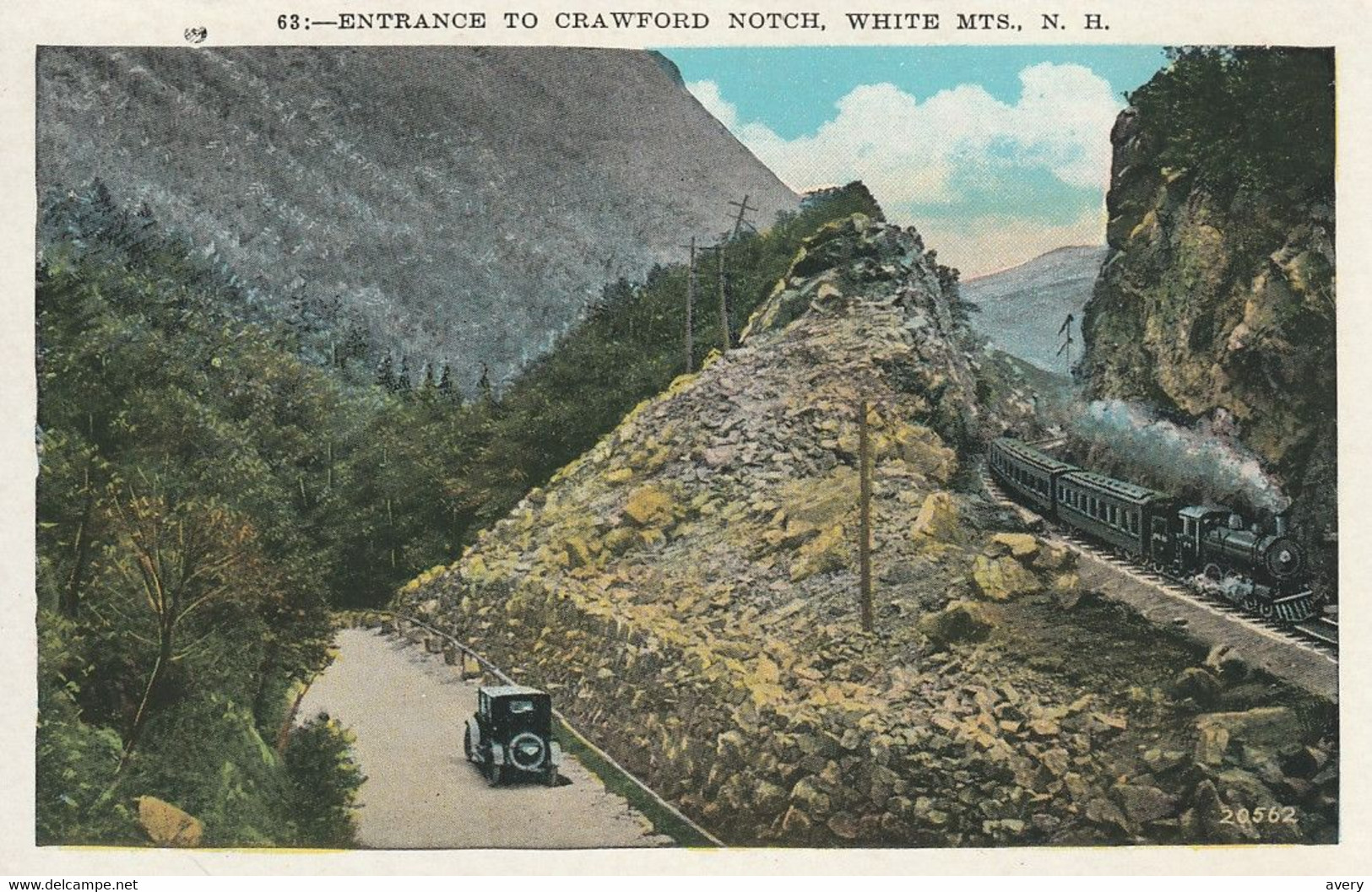 Entrance To Crawford Notch, White Mountains, New Hampshire - White Mountains