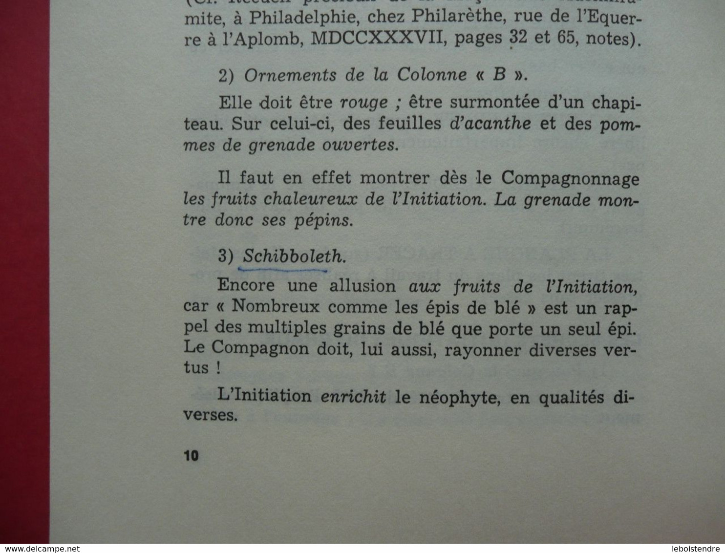 LIBRES PROPOS SUR LE GRADE DE COMPAGNON JEAN MALLINGER FRANC-MACONNERIE NON DATE