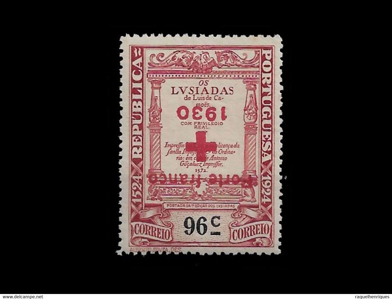 PORTUGAL PORTE FRANCO - 1930 ERROR UPSIDE DOWN SURCHARGED MNH (PLB#01-110) - Nuevos