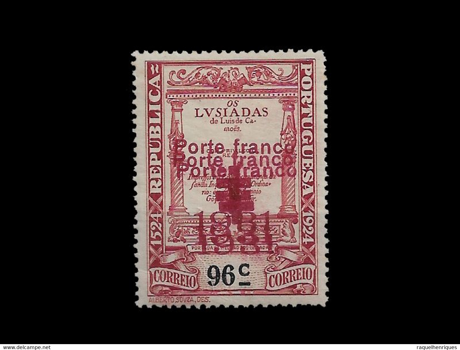 PORTUGAL PORTE FRANCO - 1931 ERROR TRIPLE SURCHARGED MNH (PLB#01-116) - Unused Stamps