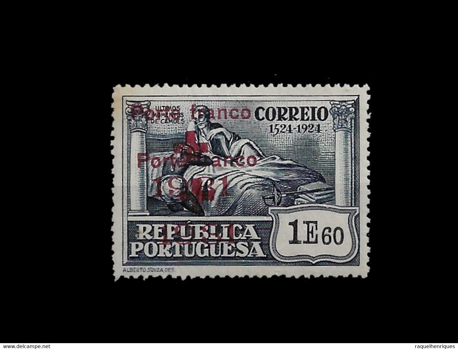 PORTUGAL PORTE FRANCO - 1931 ERROR DOUBLE SURCHARGED MNH (PLB#01-120) - Unused Stamps