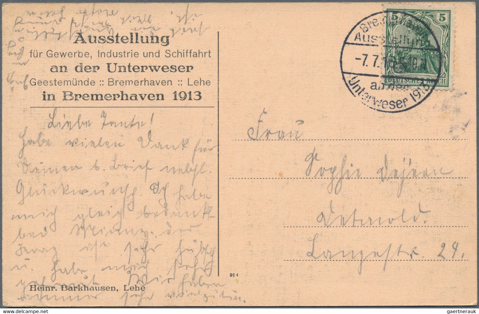Deutsches Reich - Stempel: 1894/1922, SONDERSTEMPEL, interessanter Posten mit So