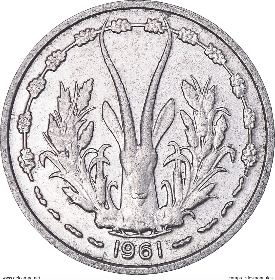 Monnaie, Communauté économique Des États De L'Afrique De L'Ouest, Franc, 1961 - Ivory Coast