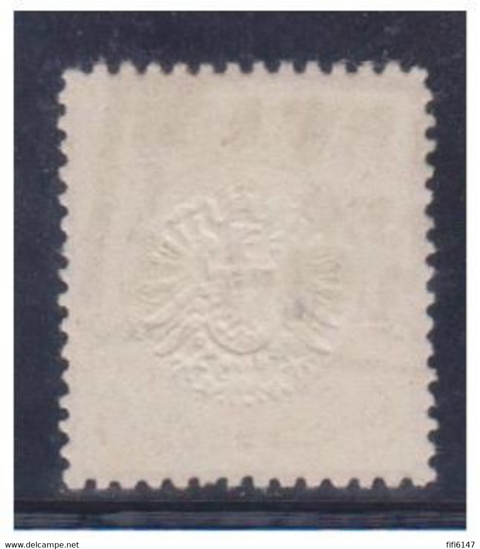 ALLEMAGNE -- REICH -- Yvert N°24 -- 9 KREUZER Brun Rouge -- - Used Stamps