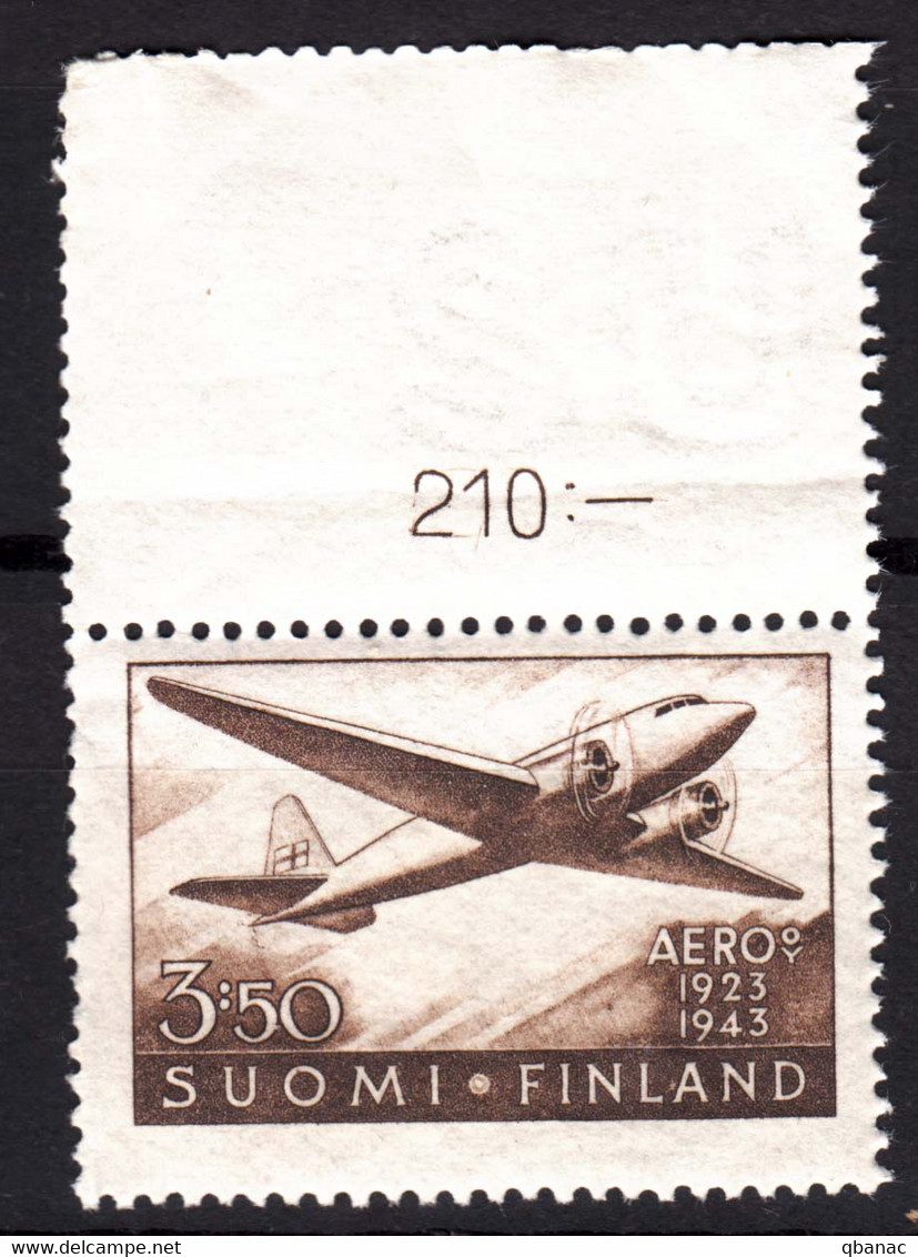 Finland Airmail 1944 Mi#283 Mint Never Hinged - Unused Stamps