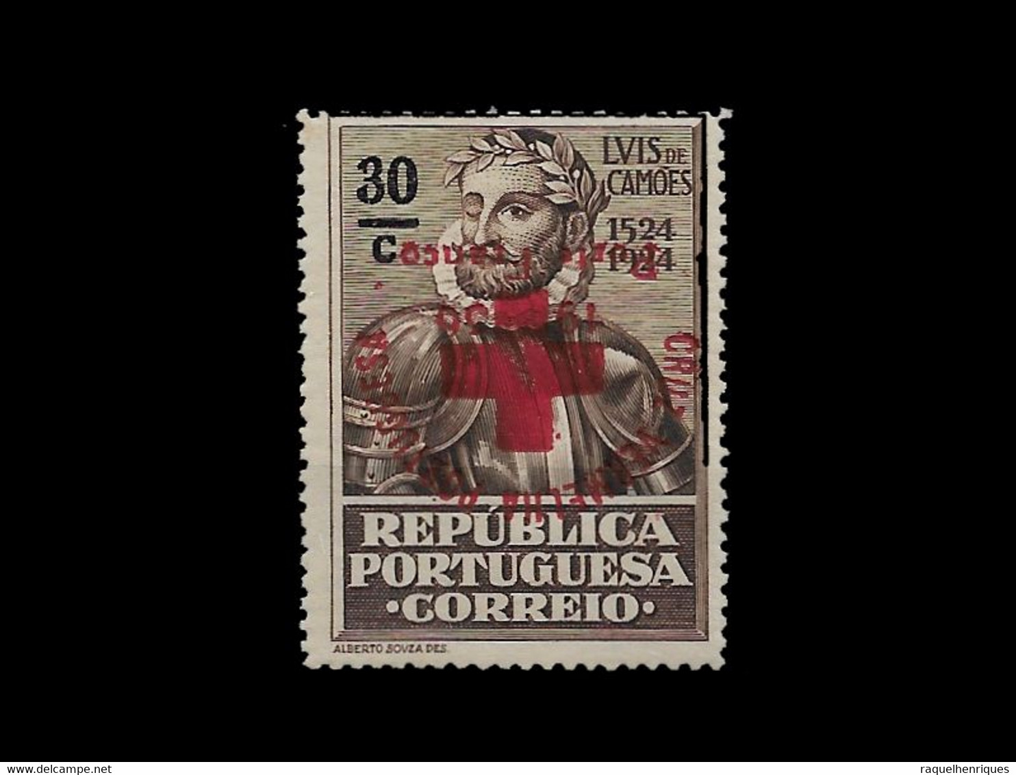 PORTUGAL PORTE FRANCO - 1936 ERROR UPSIDE DOWN SURCHARGED MNH (PLB#01-138) - Nuovi