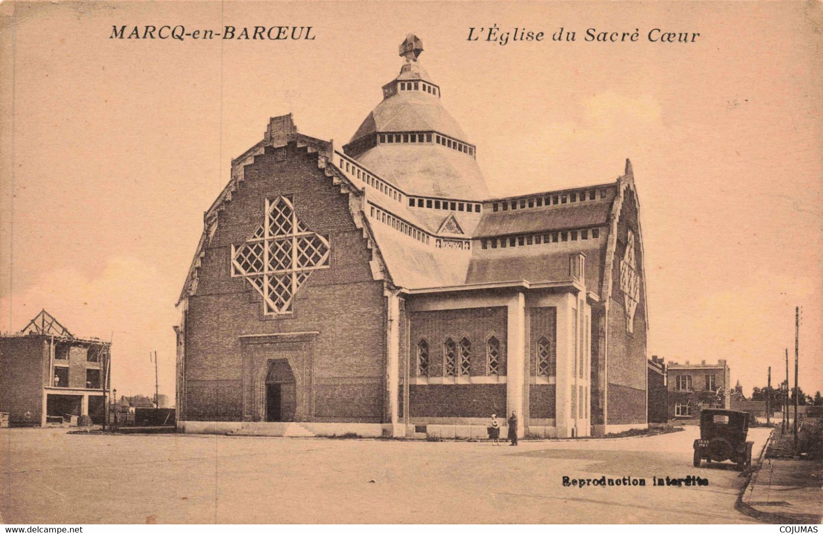 59 - MARCQ EN BAROEUL - S08504 - L'Eglise Du Sacré Cœur - L1 - Marcq En Baroeul