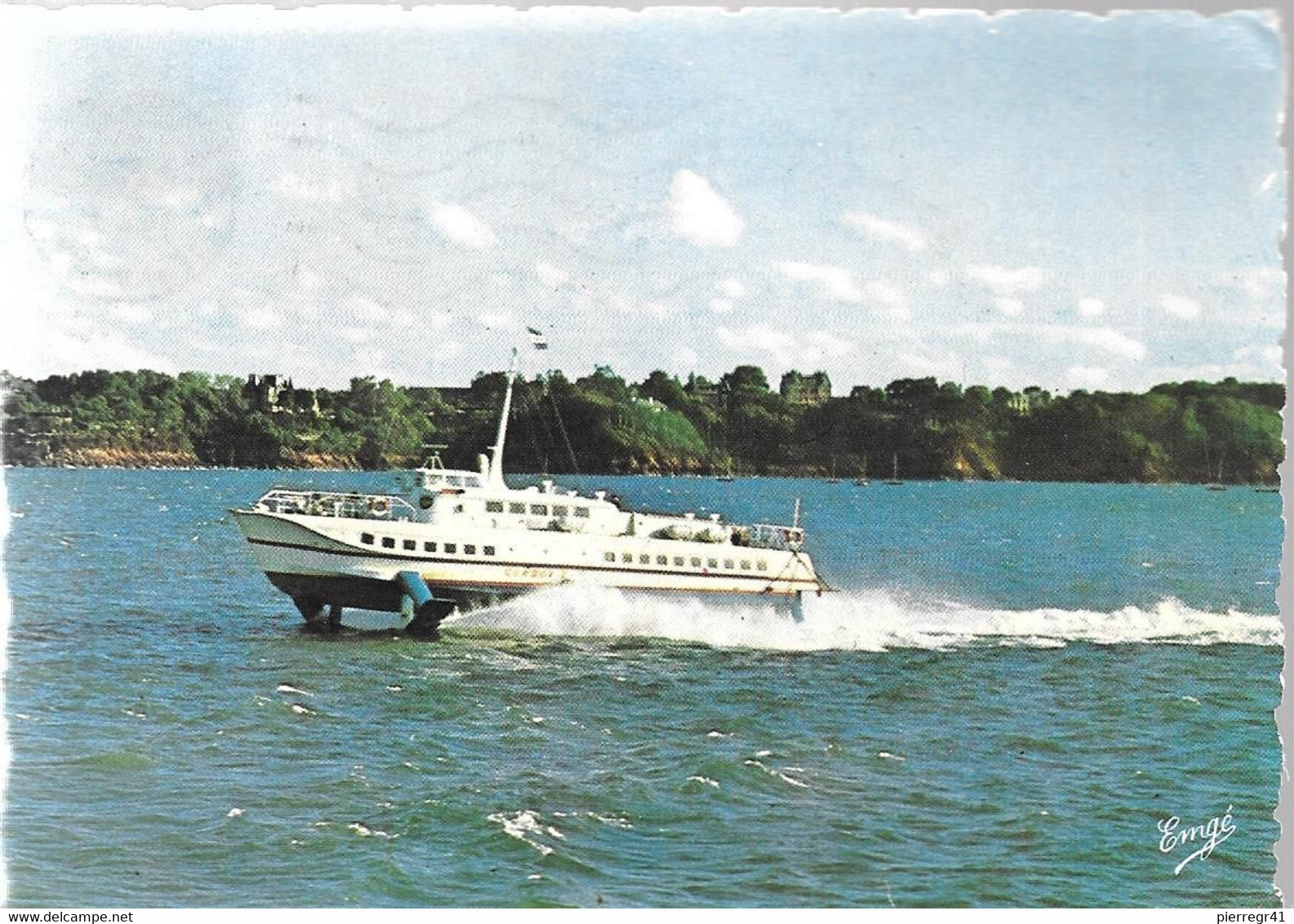 CPA-1967-HYDROFOIL-PT50-CONDOR-Liaison JERSEY-ST MALO-Edit Emgé-TBE - Hovercraft