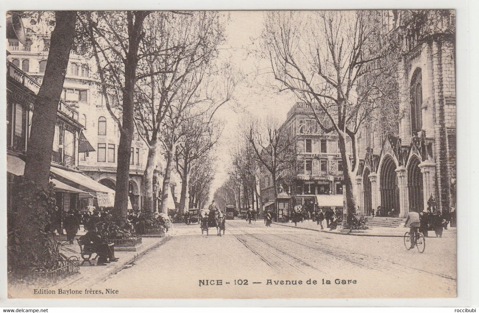 Nice, Nizza, Avenue De La Gare, Frankreich - Vida En La Ciudad Vieja De Niza