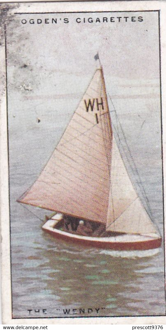 Yachts & Motor Boats 1931 - The Wendy - Ogdens  Cigarette Card - Original  - Ships - Sealife - Ogden's