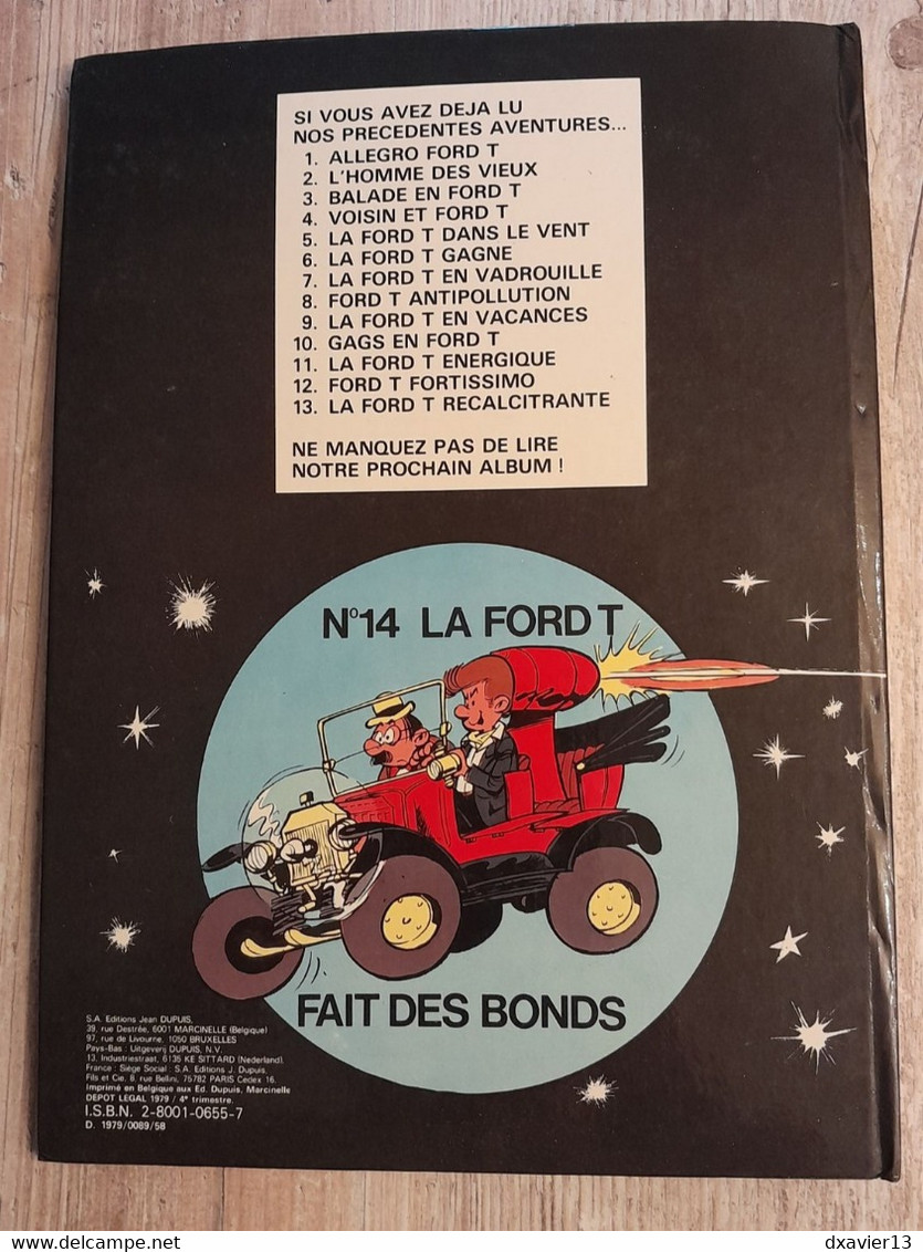 Bande Dessinée Dédicacée - Marc Lebut Et Son Voisin 13 - La Ford T Récalcitrante (1979) - Dédicaces