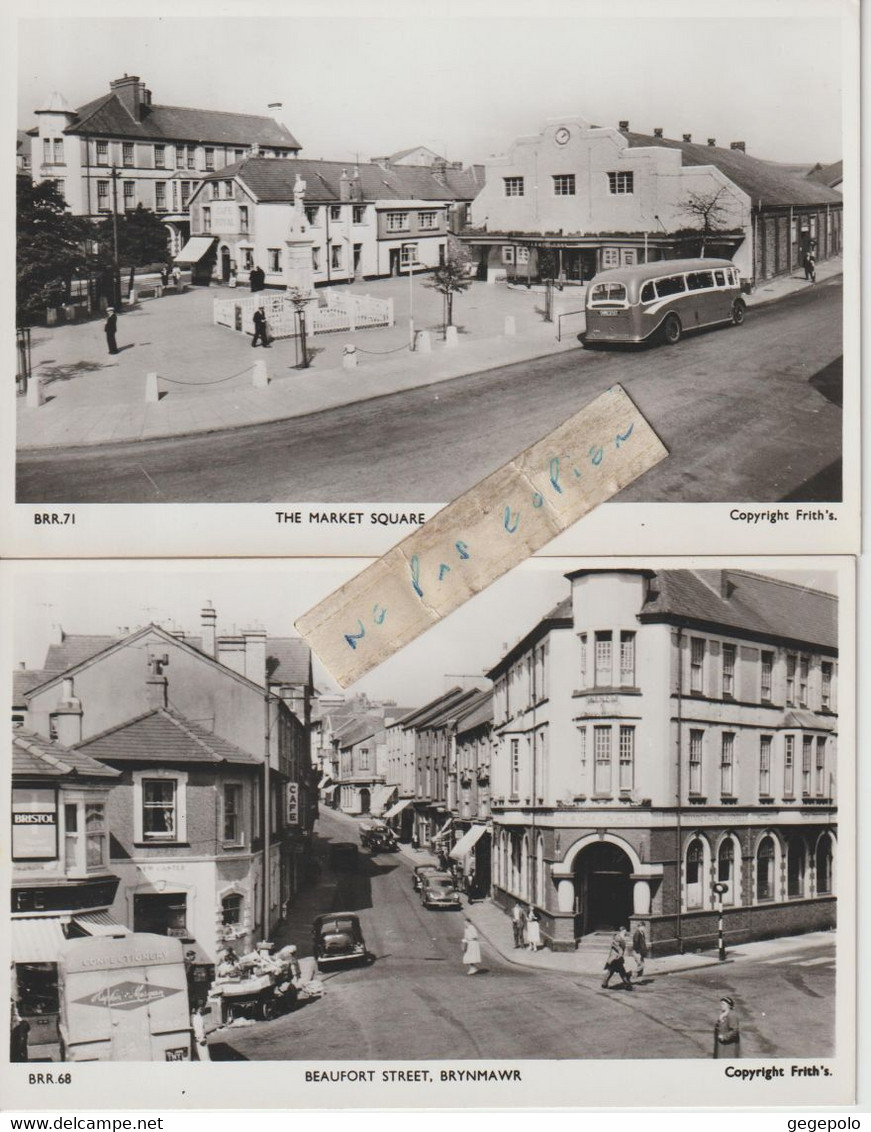 BRYNMAWR - " Beaufort Street " Et " The Market Square " ( 3 Cartes Postales ) - Autres & Non Classés
