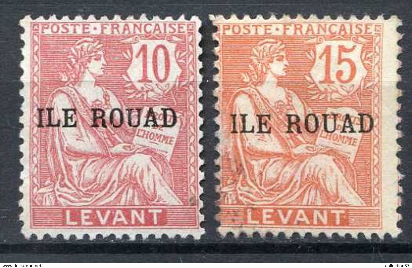 ROUAD > Yvert N° 8 & 9 NSG - Unused Stamps