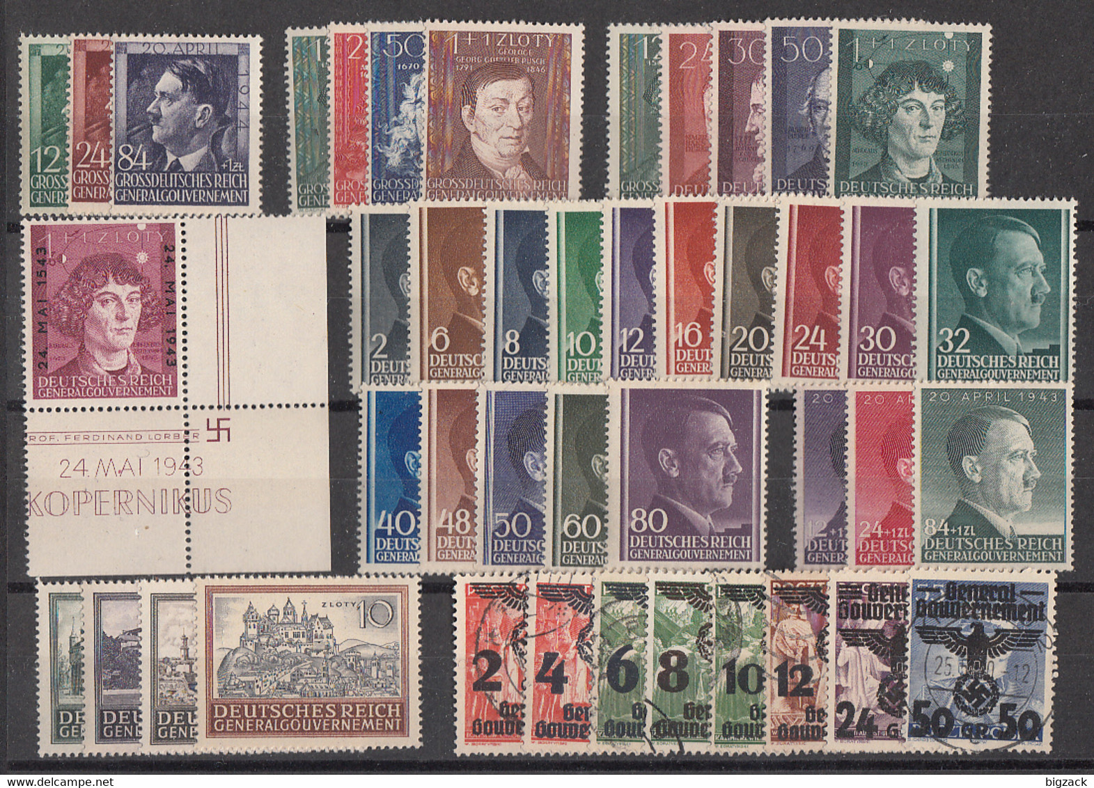 GG Lot 43 Marken Postfrisch, Gestempelt - Vrac (max 999 Timbres)