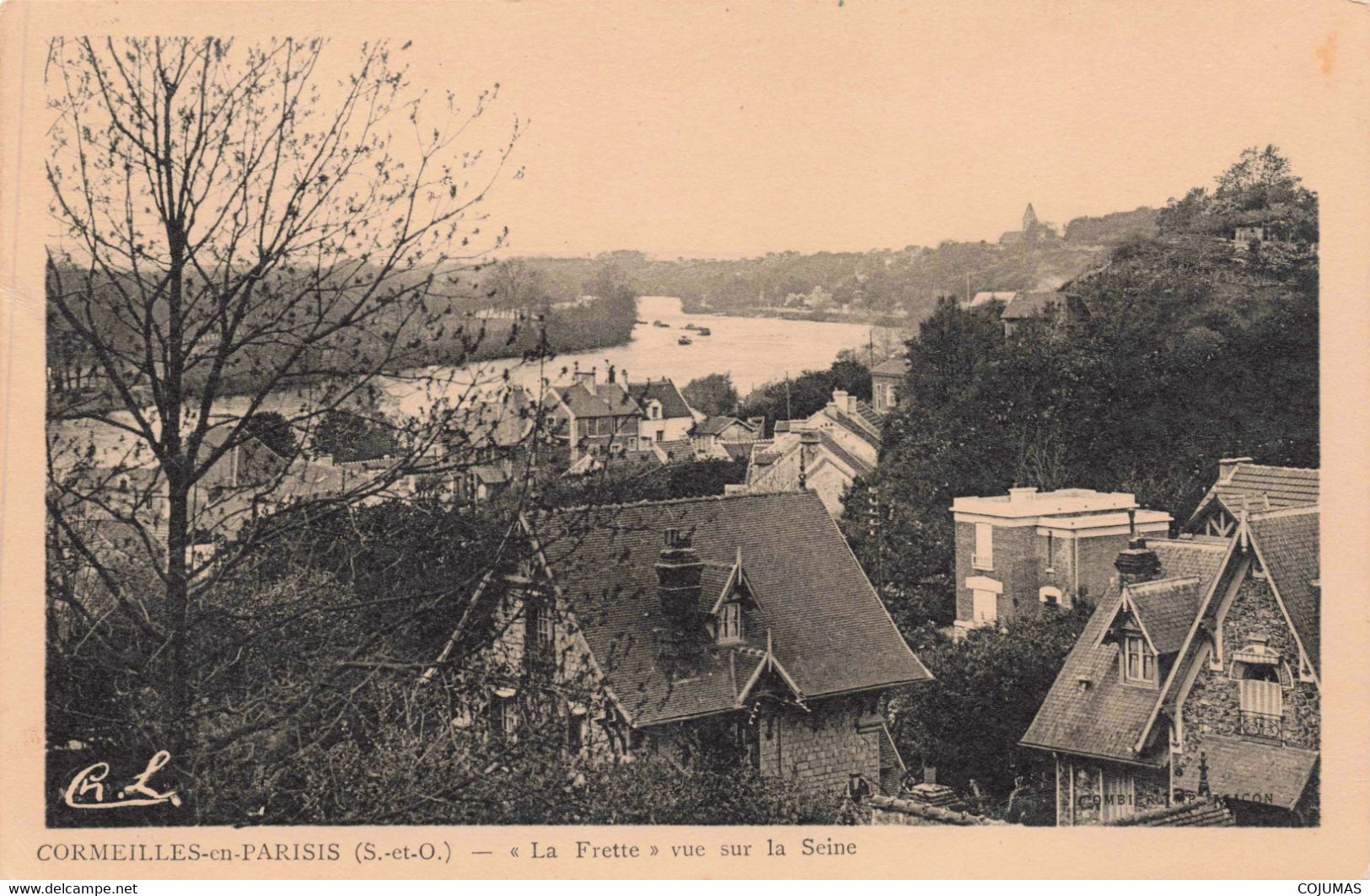 95 - CORMEILLES EN PARISIS - S08563 - "La Frette" - Vue De La Seine - L1 - Cormeilles En Parisis