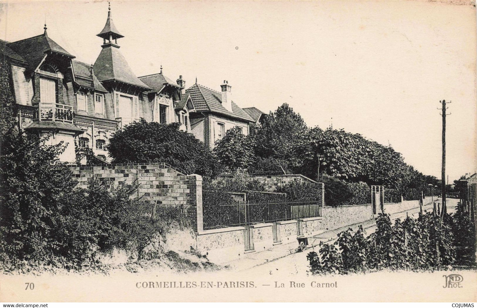 95 - CORMEILLES EN PARISIS - S08564 - La Rue Carnot- L1 - Cormeilles En Parisis