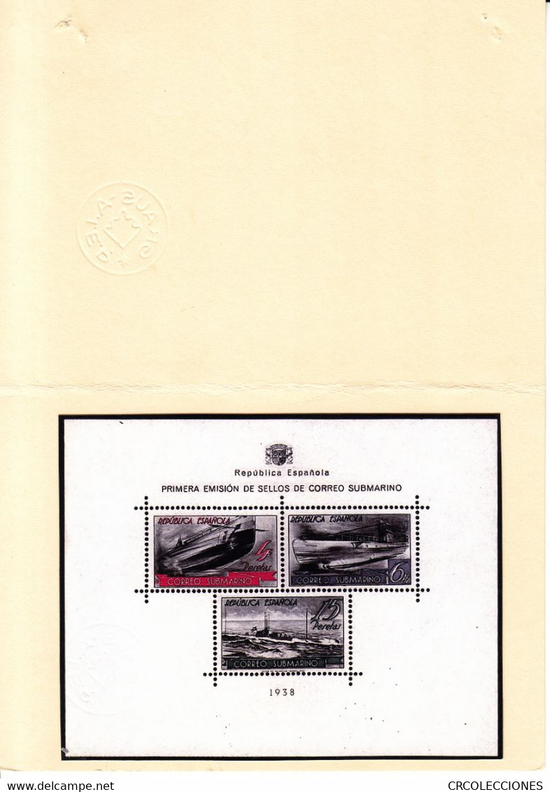 CRS586 SELLO ESPAÑA Nº CAT 781 XX CERTIFICADO GRAUS. SIN CHARNELA - Autres & Non Classés