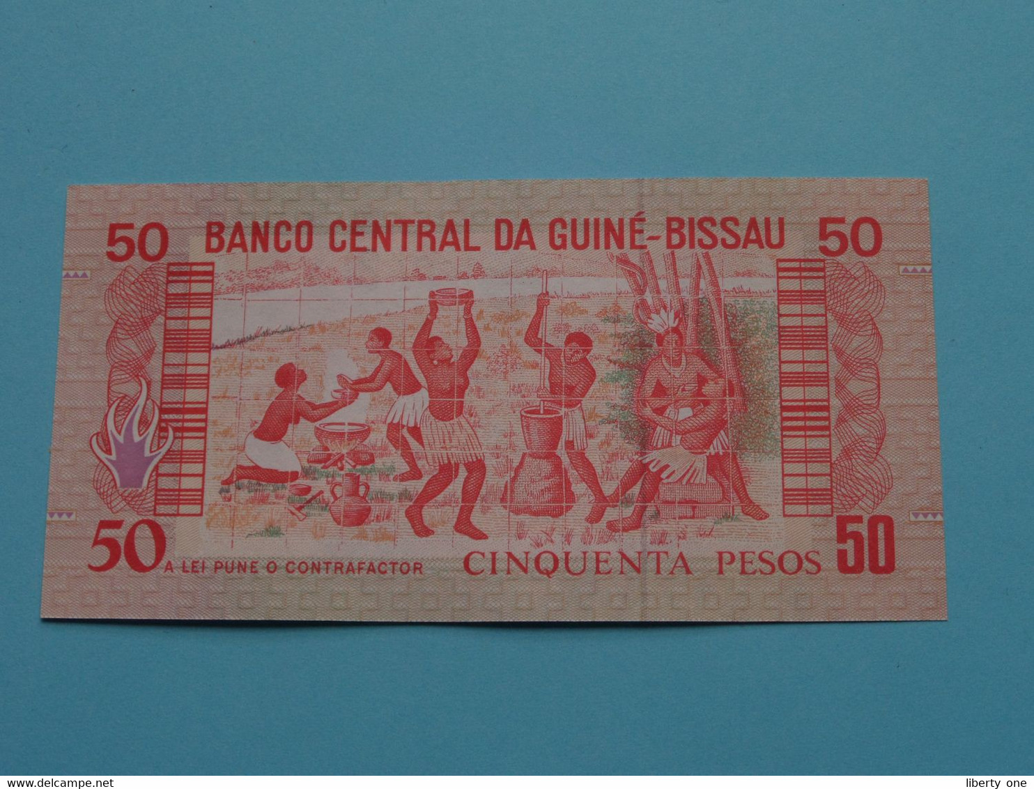 50 Pesos (1990) Banco Central Da Guiné-Bissau ( For Grade, Please See Photo ) UNC ! - Guinee-Bissau