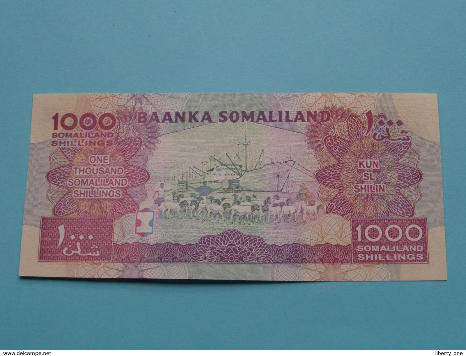 1000 Somaliland Shillings - KUN SL SHILIN Hargeysa 2014 ( FE117942 ) Baanka SOMALILAND ( For Grade See SCANS ) UNC ! - Somalië