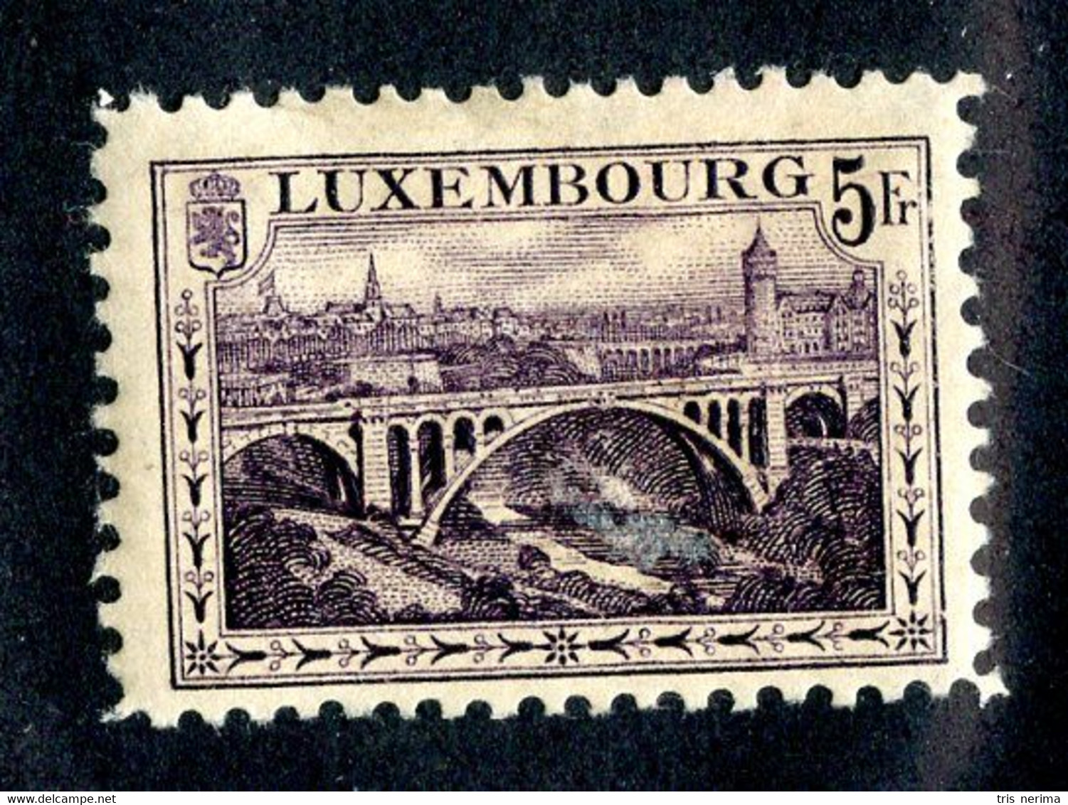 170 Lux 1921 YT.134 M* Cat 16.€ (Offers Welcome!) - 1926-39 Charlotte De Profil à Droite