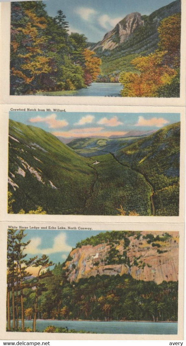Souvenir Folder Of The White Mountains, New Hampshire - White Mountains