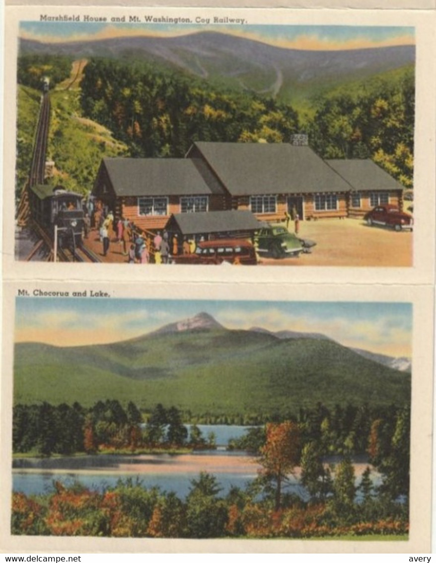 Souvenir Folder Of The White Mountains, New Hampshire - White Mountains