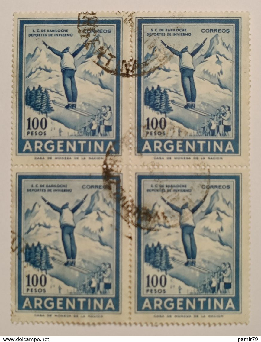 1961 Casa Mondea Argentinien Viererblock - Blocks & Sheetlets