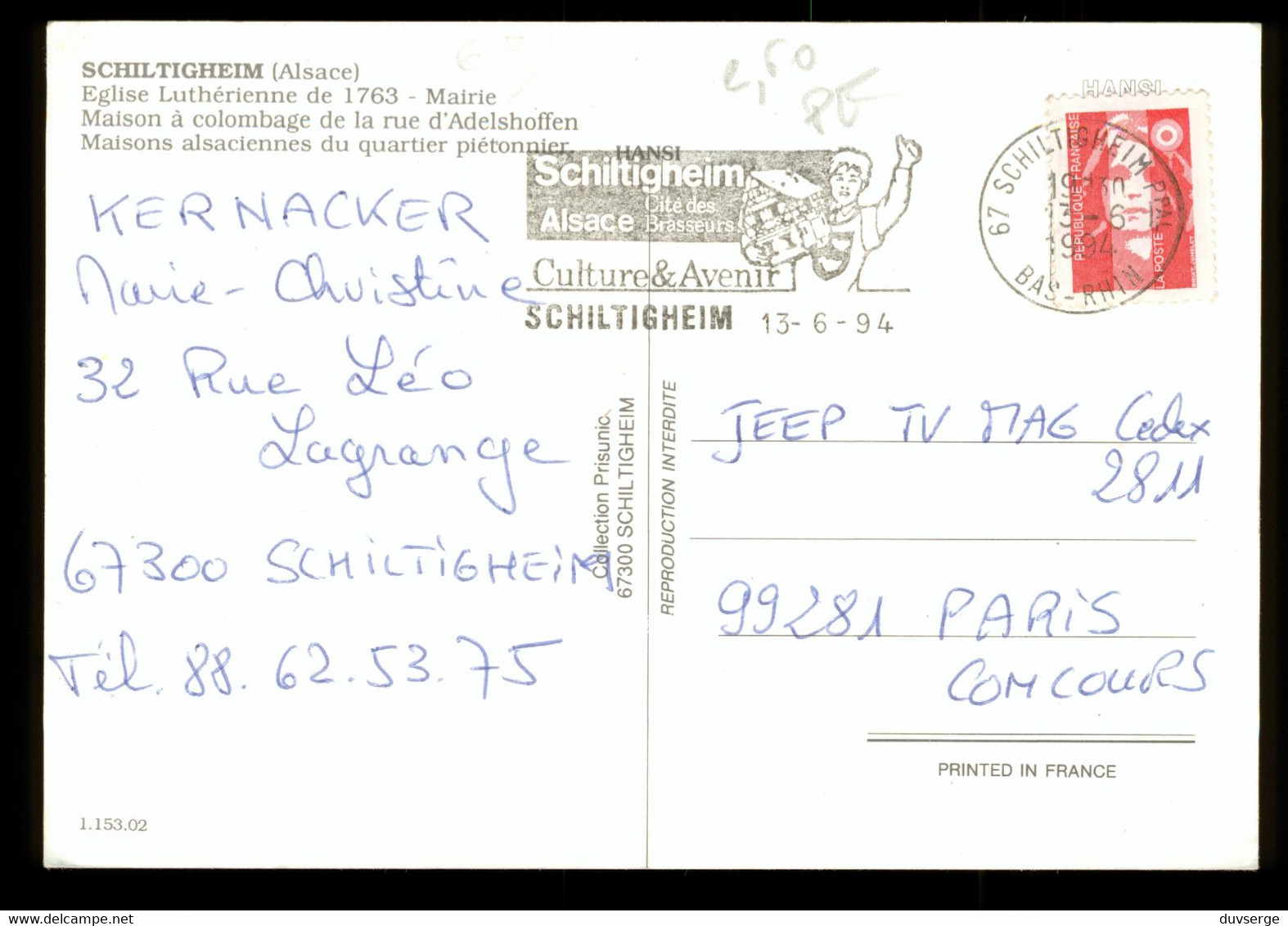 67 Bas Rhin Schiltigheim Carte Postale Multivues - Schiltigheim