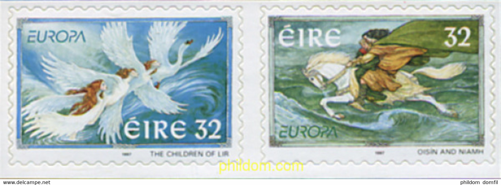 327324 MNH IRLANDA 1997 EUROPA CEPT. CUENTOS Y LEYENDAS - Verzamelingen & Reeksen