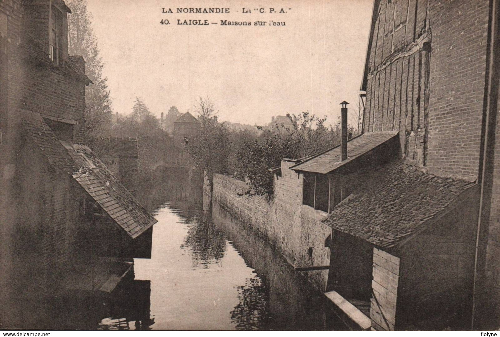 Laigle - L'aigle - Maisons Sur L'eau - Lavoir - L'Aigle